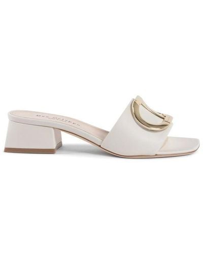 Dee Ocleppo Dizzy Logo Mule Leather (Archived) - White