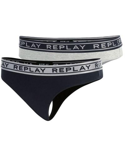 Replay Speel Onderbroeken Af - Blauw