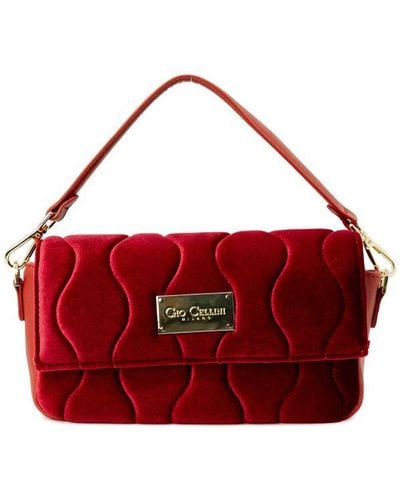 Gio Cellini Milano Gio Handbag With Shoulder Strap - Red