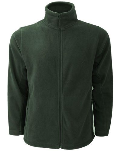 Russell Full Zip Outdoor Fleece Jacket (Bottle) - Green