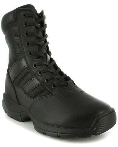 Magnum En347 Breathable Police Boots Leather - Black