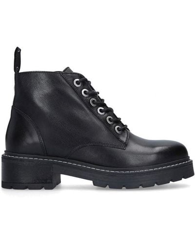 Carvela Kurt Geiger Leather Trinket Boots Leather - Black