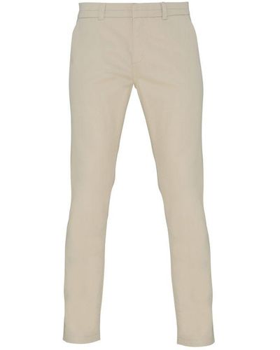 Asquith & Fox Ladies Casual Chino Trousers () - Natural