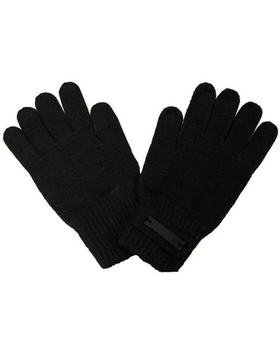 PUMA Knitted Woolly Acrylic Shaw Gloves 040661 01 A33A Textile - Black