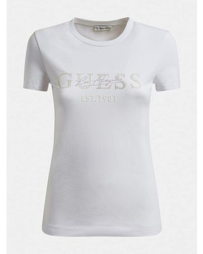 Guess Short Sleeve Crew Neck Enara T-shirt - Grey