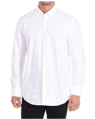 Daniel Hechter Long Sleeve Shirt 182642-60511 - White