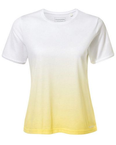 Craghoppers Ilyse Ombre T-shirt (ananas) - Geel