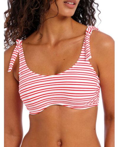 Freya New Shores Bralette Bikini Top - Red