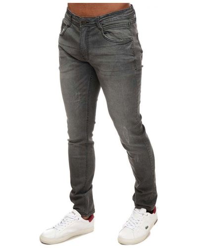 Duck and Cover Tranfold Slim Fit Jeans - Grey