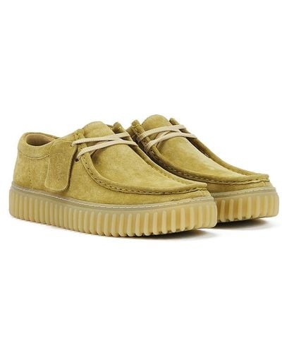 Clarks Originals Torhill Suede Shoes - Yellow