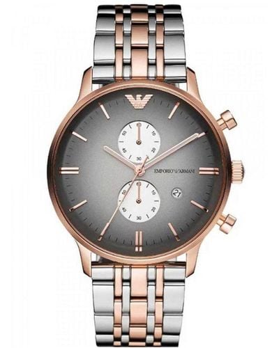 Emporio Armani Chronograph Watch Ar1721 - Metallic