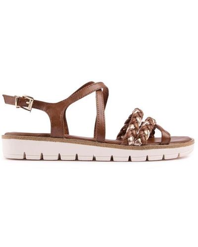 Marco Tozzi Strappy Sandals - Brown