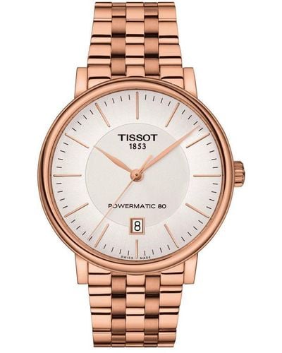 Tissot Carson Premium Rose Watch T1224073303100 Stainless Steel (Archived) - Metallic