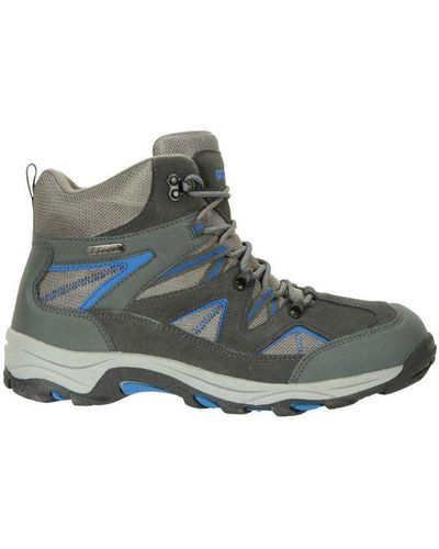 Mountain Warehouse Rapid Suede Waterproof Boots () - Blue