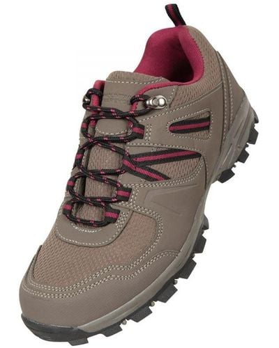 Mountain Warehouse Ladies Mcleod Wide Walking Shoes () - Brown