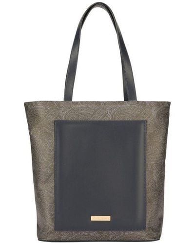 Laura Ashley Shoulder Bag Faux Leather - Grey