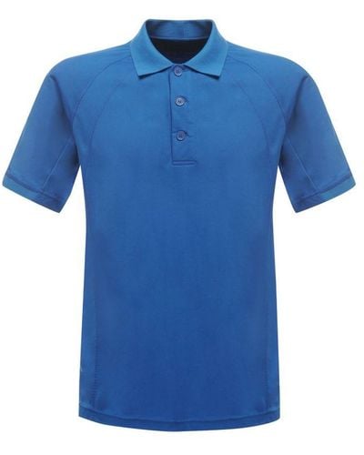 Regatta Professional Coolweave Short Sleeve Polo Shirt - Blue
