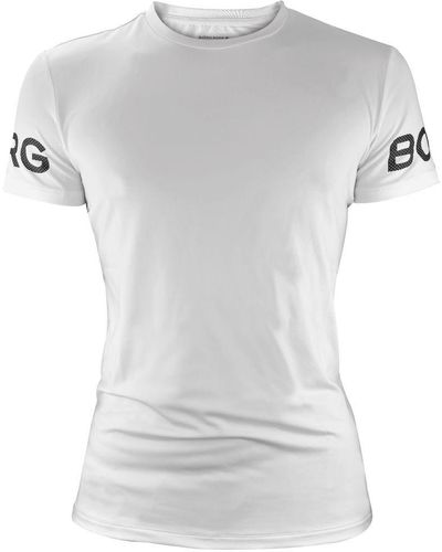 Björn Borg Björn - High Performance Short Sleeve T-shirt - White