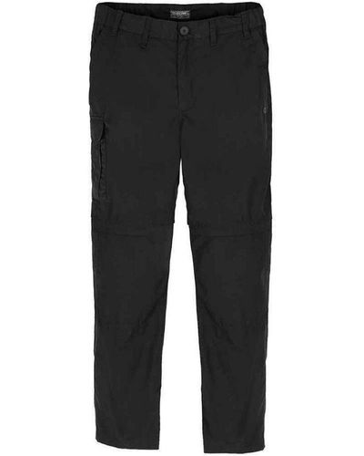Craghoppers Expert Kiwi Convertible Cargo Trousers () - Black