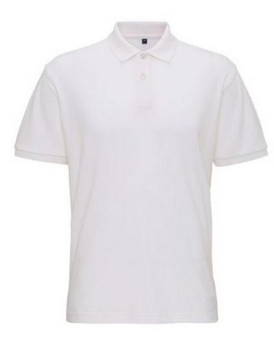 Asquith & Fox Super Smooth Knit Polo Shirt () - White