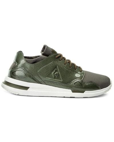Le Coq Sportif Lcs R Flow Dark Trainers Leather - Green