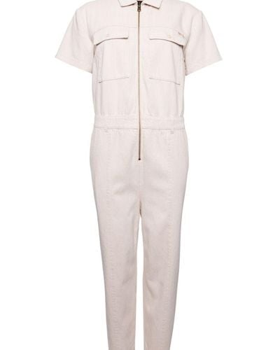 Superdry Limited Edition Dry Utility Jumpsuit Cotton - Natural