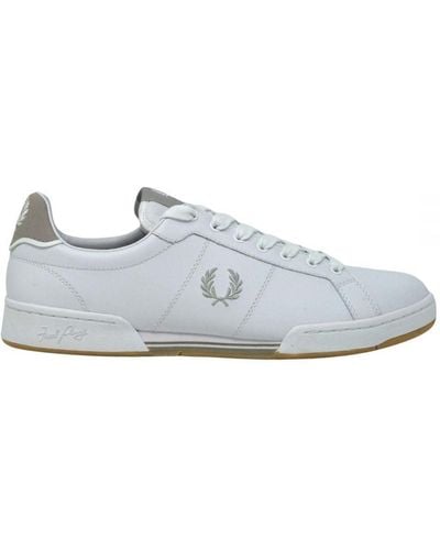 Fred Perry B6202 200 B722 Witte Leren Sneakers