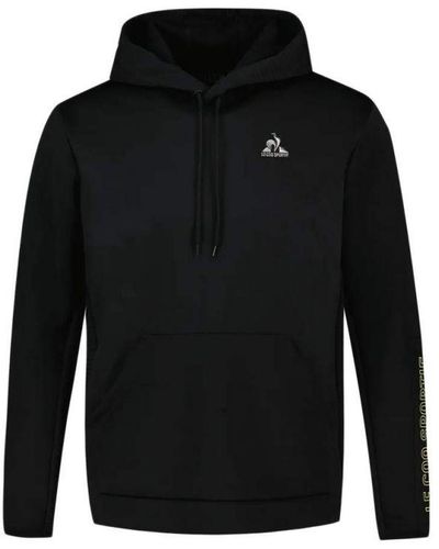 Le Coq Sportif Tech-sweatshirt Voor - Zwart