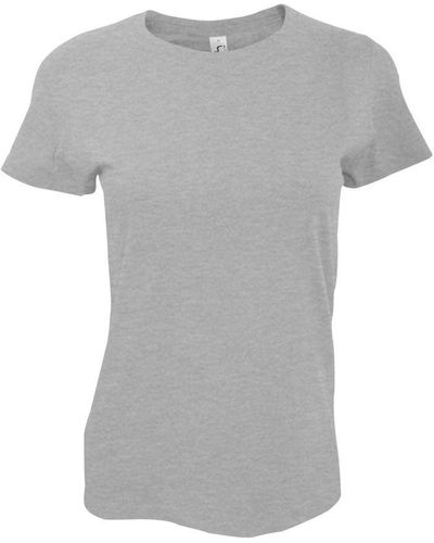Sol's Imperial Heavy Short Sleeve T-shirt (grijze Mergel) - Grijs