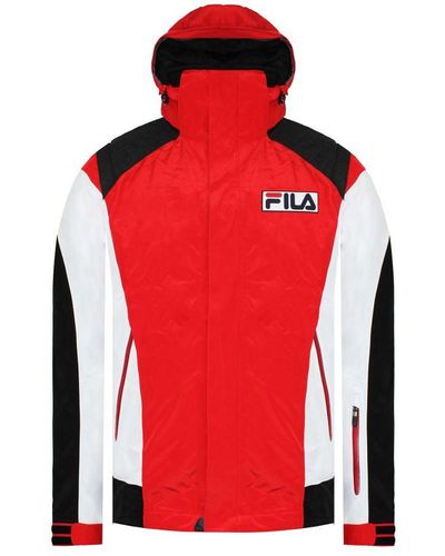 Fila Logo Short Jacket - Red