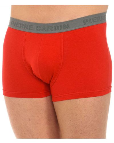 Pierre Cardin Pack-3 Boxers Breathable Fabric And Anatomical Front Pc3Cipro - Red
