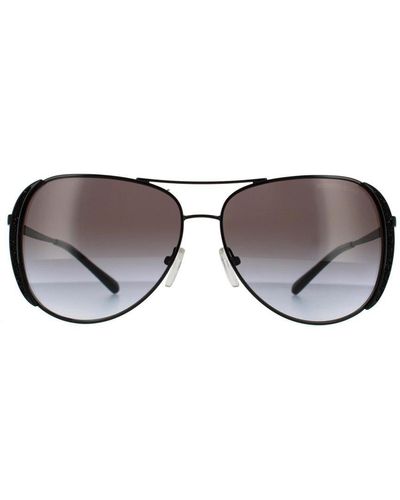 Michael Kors Aviator Dark Gradient Sunglasses - Brown