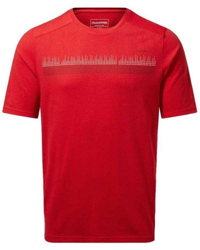 Craghoppers Dynamic T-Shirt (Sriracha) - Red