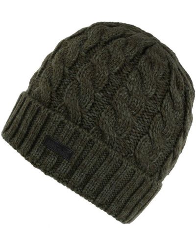 Regatta Harrell Iii Cable Knit Winter Beanie Hat - Green