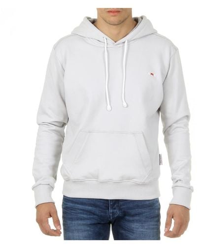 Andrew Charles by Andy Hilfiger Hoodie Long Sleeves Round Neck Light Fifi Cotton - Blue
