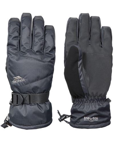 Trespass Punch Waterdichte Ski-handschoenen (zwart)