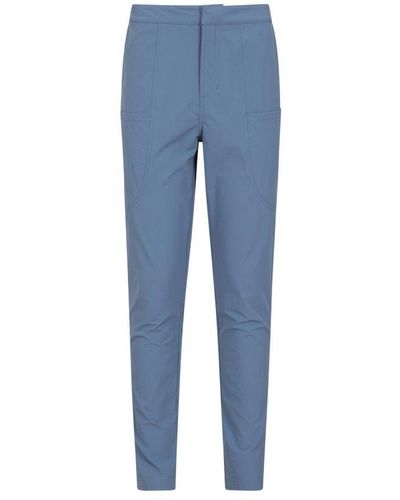 Mountain Warehouse Ladies Kesugi Stretch Slim Trousers () - Blue