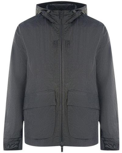 Lyle & Scott Plain Hooded Jacket - Grey