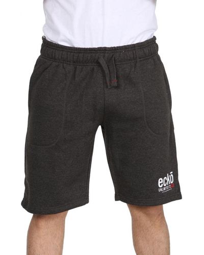 Ecko' Unltd Lusso Fleece Shorts - Grey