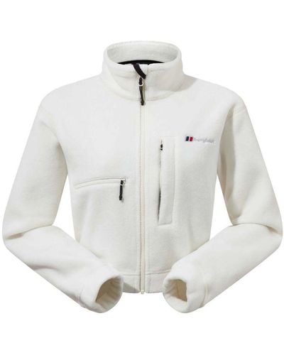 Berghaus Womenss Urban Cropped Co-Ord Fleece Jacket - White