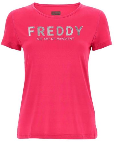 Freddy T-shirt T-shirt Met Korte Mouw - Roze