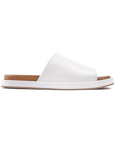 Sole Nya Slide Sandals - White