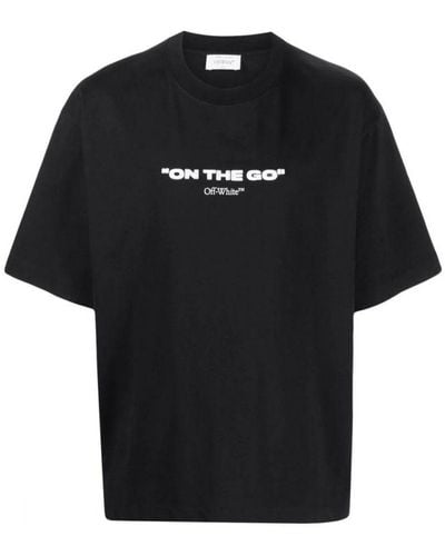 Off-White c/o Virgil Abloh Off- On The Go Skate Fit T-Shirt - Black