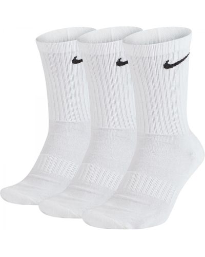Nike Everyday Cushion Crew Training Socks (3 Pairs) - White