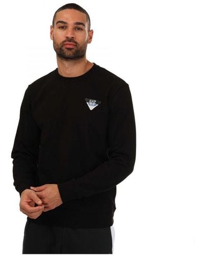 EA7 Men's Emporio Armani Sweatshirt In Black - Zwart