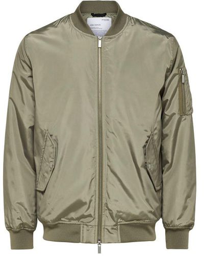 SELECTED Jas Zomer Archive Bomber Jacket Groen