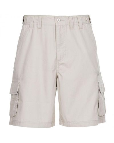 Trespass Gally Water Repellent Hiking Cargo Shorts - Grey