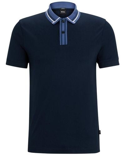 BOSS Hugo Boss Phillipson 36 Polo Shirt Dark - Blue