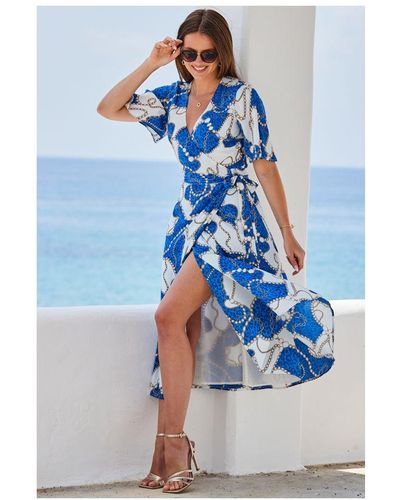 Kimono Wrap Dresses for Women - Up to 70% off | Lyst UK