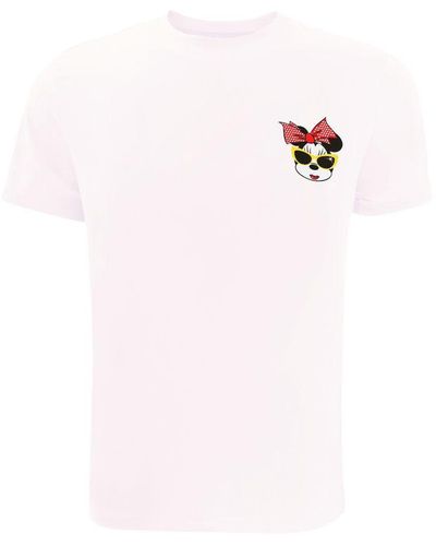 Disney Tijdloos Minnie Mouse Oversized T-shirt (wit/zwart/roze)